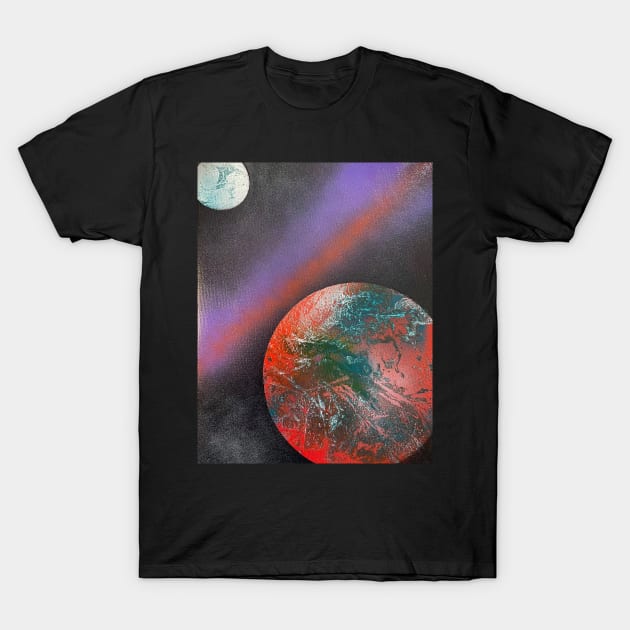 Starship exhaust T-Shirt by Always Look Up